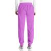 Cherokee Women’s Scrub Jogger Pants Modern Classic Fit Mid Rise Bottom with 5 Pockets, Elastic Knit Waistband – WW115(Sweet Berry)
