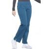 Cherokee Women’s Scrub Pants Mid Rise Straight Leg Pull-on Cargo Pant with 6 Pockets & 2-Way Stretch Fabric – WW170(Caribbean Blue)