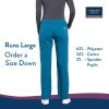 Cherokee Women’s Scrub Pants Mid Rise Straight Leg Pull-on Cargo Pant with 6 Pockets & 2-Way Stretch Fabric – WW170(Caribbean Blue)