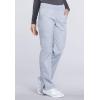 Cherokee Women’s Scrub Pants Mid Rise Straight Leg Pull-on Cargo Pant with 6 Pockets & 2-Way Stretch Fabric – WW170(Grey)