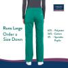Cherokee Women’s Scrub Pants Mid Rise Straight Leg Pull-on Cargo Pant with 6 Pockets & 2-Way Stretch Fabric – WW170(Hunter Green)