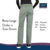 Cherokee Women’s Scrub Pants Mid Rise Straight Leg Pull-on Cargo Pant with 6 Pockets & 2-Way Stretch Fabric – WW170(Olive)