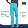 Cherokee Women’s Scrub Pants Mid Rise Straight Leg Pull-on Cargo Pant with 6 Pockets & 2-Way Stretch Fabric – WW170(Teal Blue)