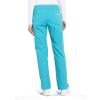 Cherokee Women’s Scrub Pants Mid Rise Straight Leg Pull-on Cargo Pant with 6 Pockets & 2-Way Stretch Fabric – WW170(Turquoise)