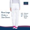 Cherokee Women’s Scrub Pants Mid Rise Straight Leg Pull-on Cargo Pant with 6 Pockets & 2-Way Stretch Fabric – WW170(White)