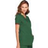 Cherokee Women’s V-Neck Scrub Top – Modern Classic Shirt with 3 Pockets, Instrument Loop & Fade Resistant Fabric – WW645(Hunter)