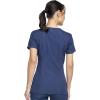 Cherokee Women’s V-Neck Scrub Top – Modern Classic Shirt with 3 Pockets, Instrument Loop & Fade Resistant Fabric – WW645(Navy)