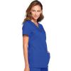 Cherokee Women’s V-Neck Scrub Top – Modern Classic Shirt with 3 Pockets, Instrument Loop & Fade Resistant Fabric – WW645(Royal)