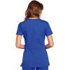 Cherokee Women’s V-Neck Scrub Top – Modern Classic Shirt with 3 Pockets, Instrument Loop & Fade Resistant Fabric – WW645(Royal)
