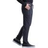 Cherokee iFlex Men Scrubs Pant Tapered Leg Drawstring Cargo CK006(Pewter)