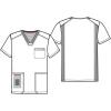 Cherokee iFlex Men Scrubs Top V-Neck CK661(Pewter)