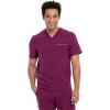 Cherokee iFlex Men Scrubs Top V-Neck CK661(Wine)