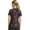 Cherokee iFlex Women Scrubs Top V-Neck Print CK732(Bursting With Love)
