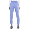 Iflex Jogger Scrubs for Women, Yoga-Inspired Knit Waistband Scrub Pants CK011(Ciel Blue)