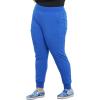 Iflex Jogger Scrubs for Women, Yoga-Inspired Knit Waistband Scrub Pants CK011(Royal)