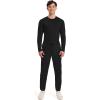 Workwear Revolution Men Scrubs Pant Natural Rise Jogger WW012(Black)