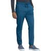 Workwear Revolution Men Scrubs Pant Natural Rise Jogger WW012(Caribbean Blue)