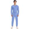 Workwear Revolution Men Scrubs Pant Natural Rise Jogger WW012(Ciel Blue)