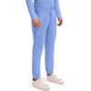 Workwear Revolution Men Scrubs Pant Natural Rise Jogger WW012(Ciel Blue)