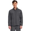 Cherokee Scrub Jacket Men’s Zip Front Jacket with 5 Pockets, Bungee Loop, Rib-Knit Cuffs, Soft 2-Way Stretch Fabric – WW320(Pewter)