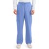 Cherokee Scrub Pants for Men Cargo Nursing Bottom with Zip Fly, 7 Pockets, Elastic Waist & 2-Way Stretch Fabric – 4243(Ciel)
