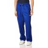 Cherokee Scrub Pants for Men Cargo Nursing Bottom with Zip Fly, 7 Pockets, Elastic Waist & 2-Way Stretch Fabric – 4243(Galaxy Blue)