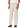 Cherokee Scrub Pants for Men Cargo Nursing Bottom with Zip Fly, 7 Pockets, Elastic Waist & 2-Way Stretch Fabric – 4243(Khaki)