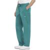 Cherokee Scrub Pants for Men Cargo Nursing Bottom with Zip Fly, 7 Pockets, Elastic Waist & 2-Way Stretch Fabric – 4243(Teal Blue)