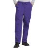Cherokee Scrub for Men Fly Front Cargo Pant with 7 Pocket, Durable, Fade Resistant Fabric – 4000(Grape)