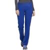 Cherokee Scrubs for Women Mid Rise Straight Leg Scrub Pants For Women Pull-on Bottoms with 6 Pockets & 360° Stretch – CK002(Galaxy Blue)