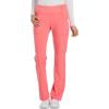 Cherokee Scrubs for Women Mid Rise Straight Leg Scrub Pants For Women Pull-on Bottoms with 6 Pockets & 360° Stretch – CK002(Karma Pink)