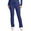 Cherokee Unisex Scrub Pants for Men & Women Tapered Leg Drawstring 4 Pocket Medical Uniform Easy Care 2-Way Stretch – WW020(Navy)