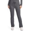 Cherokee Unisex Scrub Pants for Men & Women Tapered Leg Drawstring 4 Pocket Medical Uniform Easy Care 2-Way Stretch – WW020(Pewter)