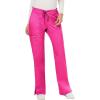 Cherokee Women Scrubs Pant Workwear Revolution Mid Rise Moderate Flare Drawstring WW120(Electric Pink)