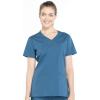 Cherokee Women Scrubs Top Workwear Professionals Mock Wrap WW655(Caribbean Blue)