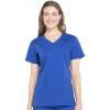 Cherokee Women Scrubs Top Workwear Professionals Mock Wrap WW655(Galaxy Blue)