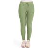 Cherokee Womens Mid Rise Tapered Leg Drawstring Scrub Pants 5 Pocket 360 Stretch Moisture Wicking Easy Care – CK095(Bright Sage)