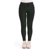 Cherokee Womens Mid Rise Tapered Leg Drawstring Scrub Pants 5 Pocket 360 Stretch Moisture Wicking Easy Care – CK095(Olive Branch)