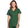 Cherokee Women’s V-Neck Scrub Top – Modern Classic Shirt with 3 Pockets, Instrument Loop & Fade Resistant Fabric – WW645(Hunter)