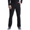 Cherokee iFlex Men Scrubs Pant Tapered Leg Drawstring Cargo CK006(Black)