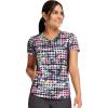 Cherokee iFlex Women Scrubs Top V-Neck Print CK732(Dot’s So Retro)