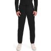 Workwear Revolution Men Scrubs Pant Natural Rise Jogger WW012(Black)