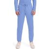 Workwear Revolution Men Scrubs Pant Natural Rise Jogger WW012(Ciel Blue)