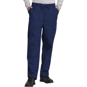 Cherokee Scrub for Men Fly Front Cargo Pant with 7 Pocket, Durable, Fade Resistant Fabric – 4000(Navy)