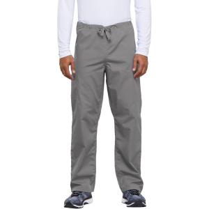Cherokee Unisex Scrub Pants for Men & Women Drawstring Cargo Medical Uniform Straight Leg Nursing Scrub Bottoms – 4100(Grey)