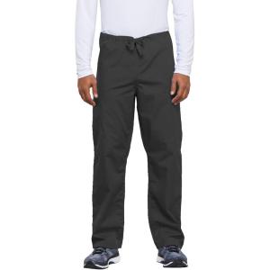 Cherokee Unisex Scrub Pants for Men & Women Drawstring Cargo Medical Uniform Straight Leg Nursing Scrub Bottoms – 4100(Pewter)