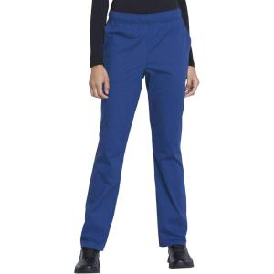 Cherokee Women Scrubs Pant Workwear Professionals Natural Rise Tapered Leg Drawstring WW050(Royal)