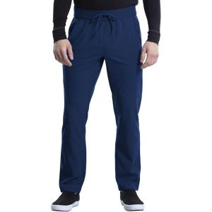 Cherokee iFlex Men Scrubs Pant Tapered Leg Drawstring Cargo CK006(Navy)