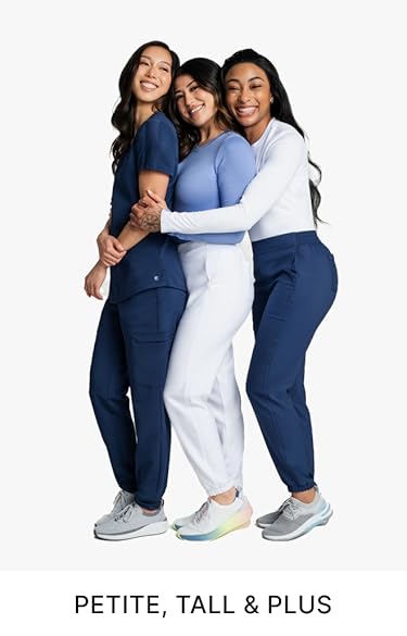 Cherokee men’s and women’s medical gowns, nurse uniform jackets, V-neck, modern classic design.
