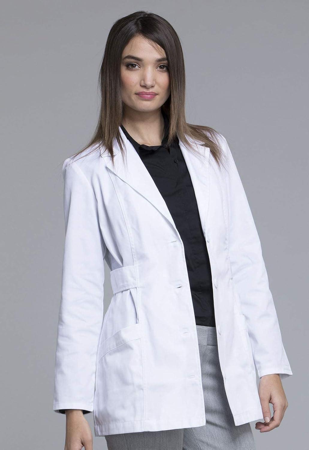 imageCherokee 30 Twill Lab Coat Consultation Coat White Lab Coats for Women 2316White